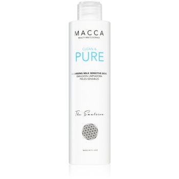 Macca Clean & Pure lapte pentru curatare pentru piele sensibilă