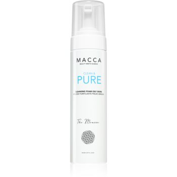 Macca Clean & Pure demachiant spumant delicat pentru ten gras