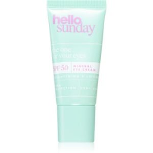 hello sunday the one for your eyes cremă de ochi cu efect de netezire și de iluminare SPF 50