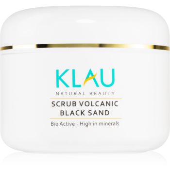 KLAU Volcanic Black Sand Peeling mineral pentru ten