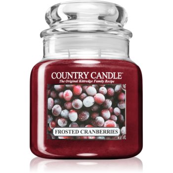 Country Candle Frosted Cranberries lumânare parfumată