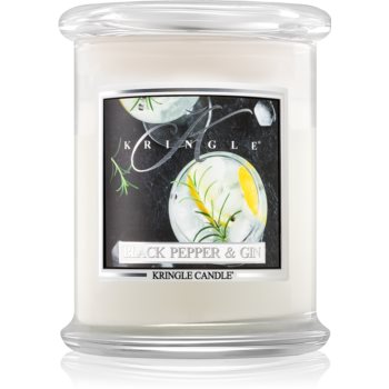 Kringle Candle Black Pepper & Gin lumânare parfumată