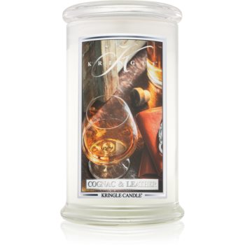 Kringle Candle Brandy & Leather lumânare parfumată