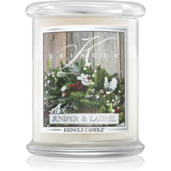 Kringle Candle Juniper & Laurel lumânare parfumată