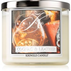 Kringle Candle Brandy & Leather lumânare parfumată