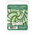 Country Candle Spiral Aloe ceară pentru aromatizator