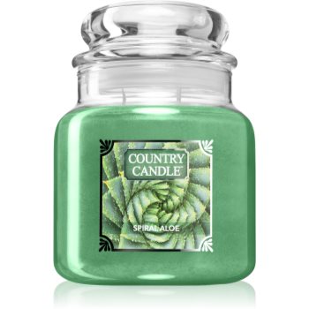 Country Candle Spiral Aloe lumânare parfumată