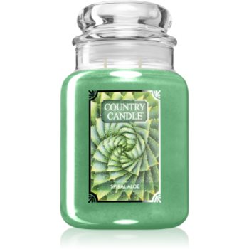 Country Candle Spiral Aloe lumânare parfumată