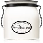 Milkhouse Candle Co. Creamery Sweet Tobacco Leaves lumânare parfumată Butter Jar