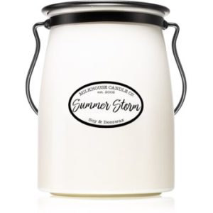 Milkhouse Candle Co. Creamery Summer Storm lumânare parfumată Butter Jar