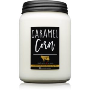 Milkhouse Candle Co. Farmhouse Caramel Corn lumânare parfumată Mason Jar