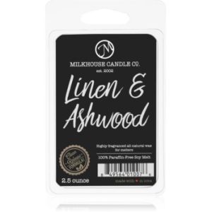 Milkhouse Candle Co. Creamery Linen & Ashwood ceară pentru aromatizator