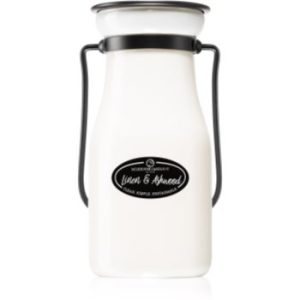 Milkhouse Candle Co. Creamery Linen & Ashwood lumânare parfumată Milkbottle