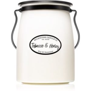 Milkhouse Candle Co. Creamery Tobacco & Honey lumânare parfumată Butter Jar