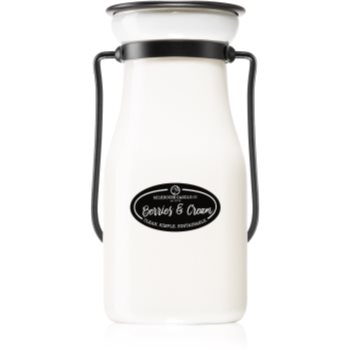 Milkhouse Candle Co. Creamery Berries & Cream lumânare parfumată Milkbottle