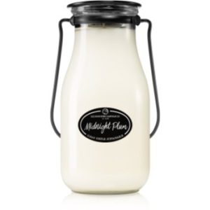 Milkhouse Candle Co. Creamery Midnight Plum lumânare parfumată Milkbottle