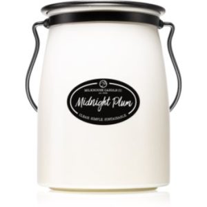 Milkhouse Candle Co. Creamery Midnight Plum lumânare parfumată Butter Jar