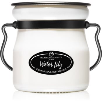 Milkhouse Candle Co. Creamery Water Lily lumânare parfumată Cream Jar