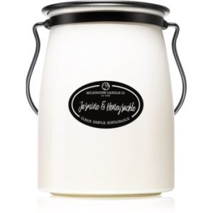 Milkhouse Candle Co. Creamery Jasmine & Honeysuckle lumânare parfumată Butter Jar