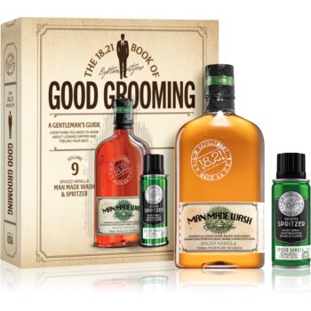 18.21 Man Made Book of Good Grooming Volume 9 set cadou Spiced Vanilla (pentru barbati)