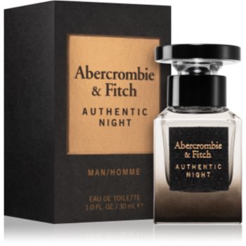 Abercrombie & Fitch Authentic Night Men Eau de Toilette pentru bărbați
