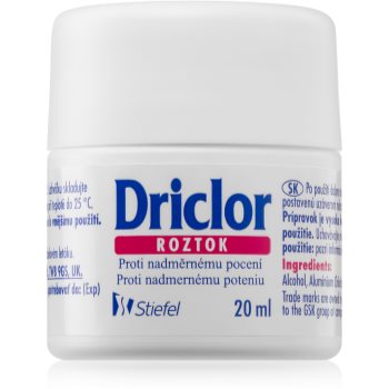Driclor Solution antiperspirant roll-on impotriva transpiratiei excesive