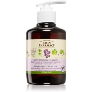 Green Pharmacy Face Care Sage gel de curățare delicat pentru pielea predispusa la iritatii