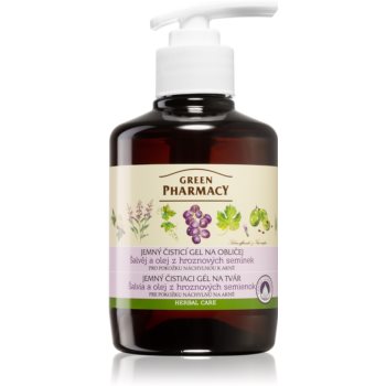 Green Pharmacy Face Care Sage gel de curățare delicat pentru pielea predispusa la iritatii
