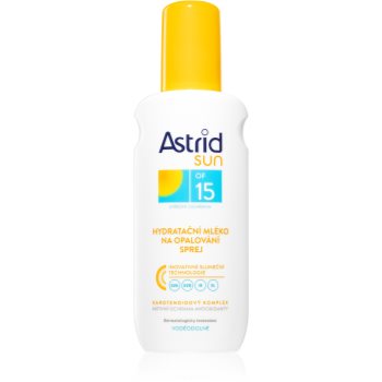 Astrid Sun lapte bronzant cu pulverizator SPF 15