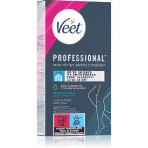 Veet Professional Sensitive Skin benzi depilatoare cu ceara rece pentru piele sensibila