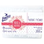 Linteo Natural bețișoare din bumbac cutie