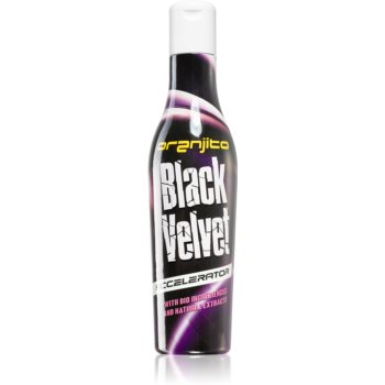 Oranjito Black Velvet Accelerator loțiune pentru bronzat la solar, cu componente bio și accelerator de bronzare unisex