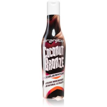 Oranjito Coconut Bronze Accelerator loțiune pentru bronzat la solar, cu componente bio și accelerator de bronzare