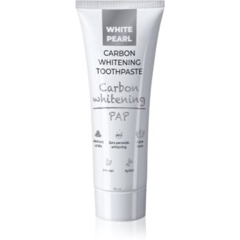 White Pearl PAP Carbon Whitening pasta de dinti pentru albire