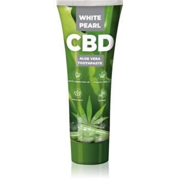 White Pearl CBD Aloe Vera pastă de dinți