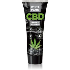 White Pearl CBD Charcoal Whitening Pasta de dinti albire cu cărbune activ cu CBD