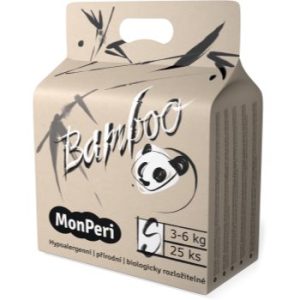 MonPeri Bamboo Size S scutece ECO de unică folosință