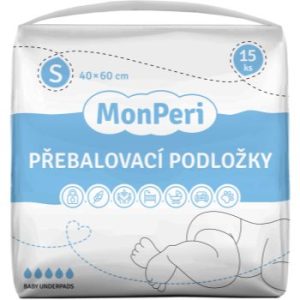 MonPeri Baby Underpads Size S suport pentru schimbat scutecele de unică folosință