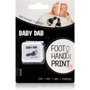 Baby Dab Foot & Hand Print Grey cerneală pentru amprente copii