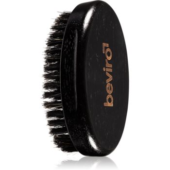 Beviro Wood Beard Brush perie pentru barba (cu peri de mistret)