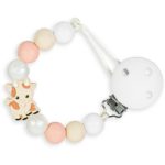 KidPro Pacifier Holder Cow clips pentru suzetă