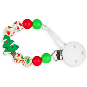 KidPro Pacifier Holder Christmas Tree clips pentru suzetă