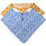 KLRK Home Wild Color Leopard&Giraffe prosop de baie cu glugă