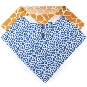 KLRK Home Wild Color Leopard&Giraffe prosop de baie cu glugă