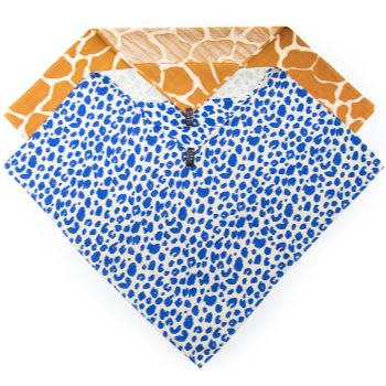 KLRK Home Wild Color Leopard&Giraffe prosop de baie cu glugă