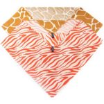 KLRK Home Wild Color Zebra&Giraffe prosop de baie cu glugă