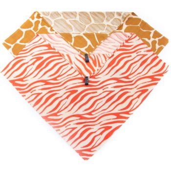 KLRK Home Wild Color Zebra&Giraffe prosop de baie cu glugă