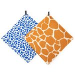 KLRK Home Wild Color Leopard&Giraffe scutece textile