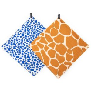 KLRK Home Wild Color Leopard&Giraffe scutece textile
