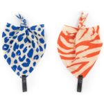 KLRK Home Wild Color Leopard&Zebra pătură mini cu nod